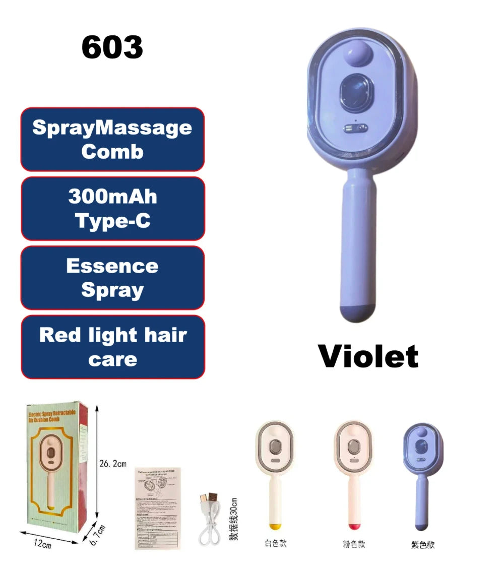 Portable Steam Smoothing Hair Brush