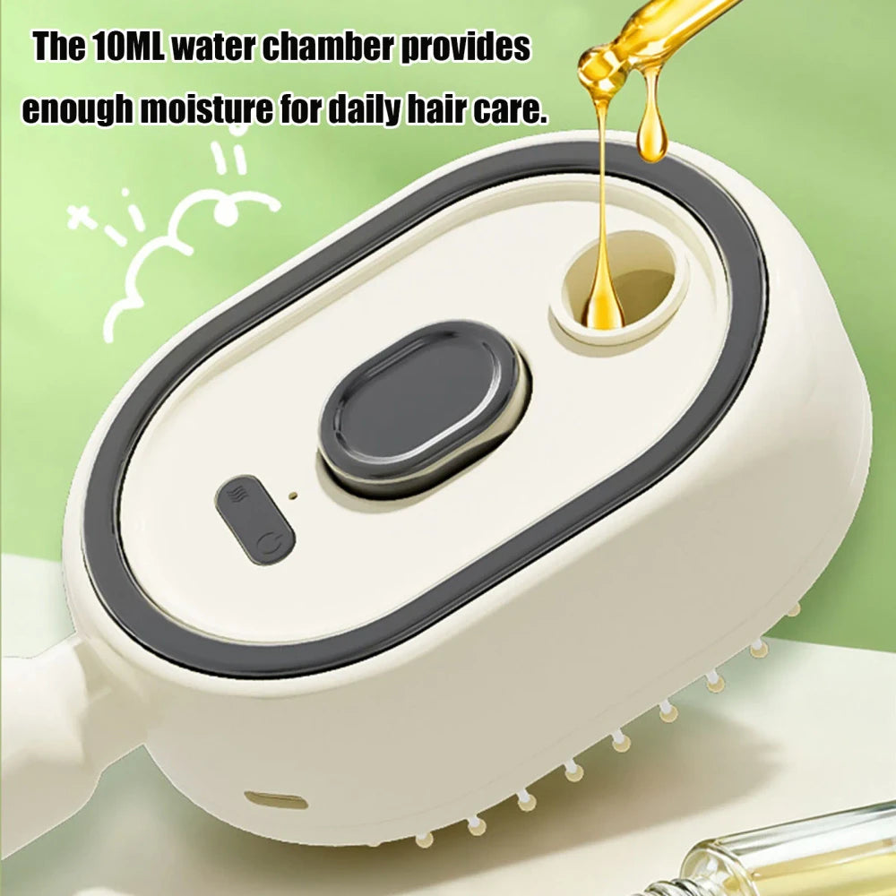 Portable Steam Smoothing Hair Brush