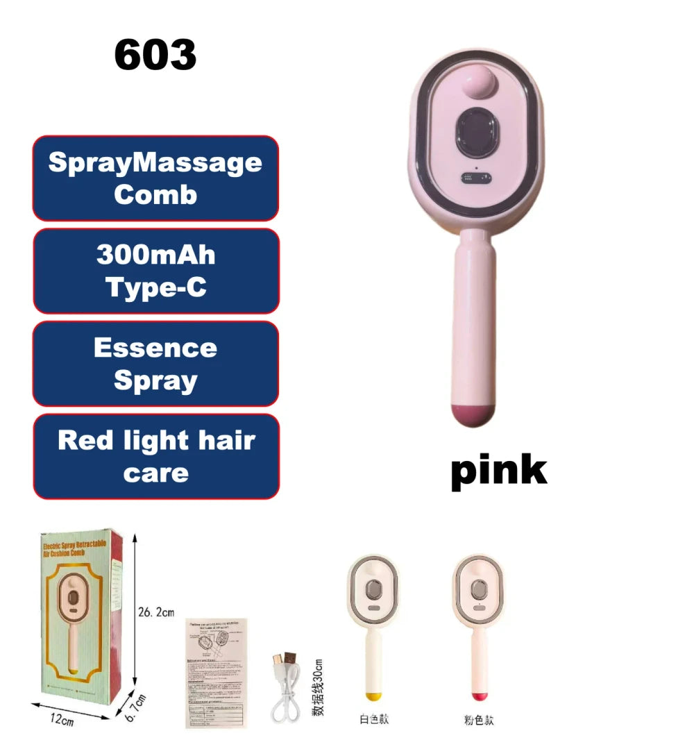 Portable Steam Smoothing Hair Brush