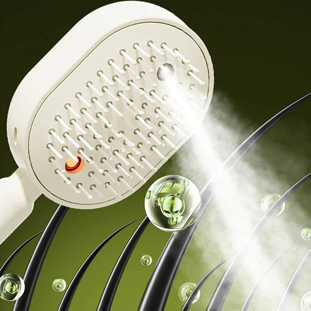 Portable Steam Smoothing Hair Brush