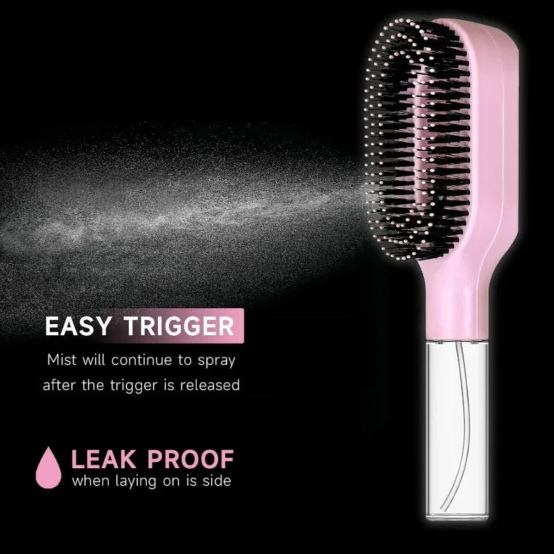 2-in-1 Spray Detangling Hair Brush