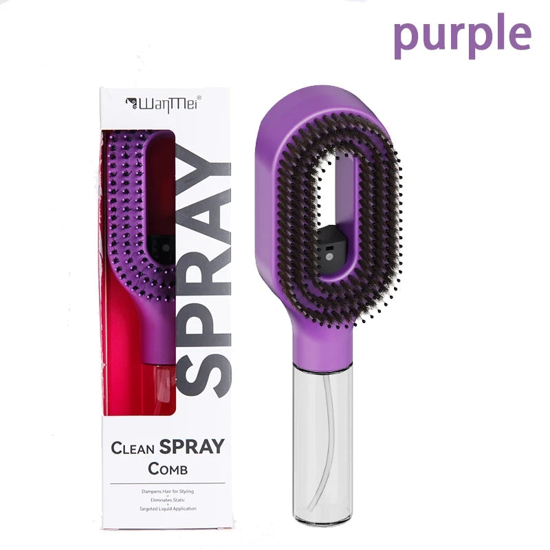 2-in-1 Spray Detangling Hair Brush