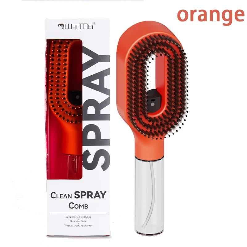 2-in-1 Spray Detangling Hair Brush