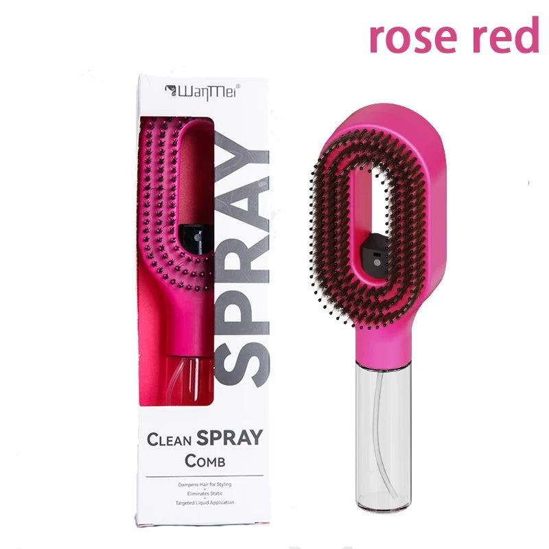 2-in-1 Spray Detangling Hair Brush