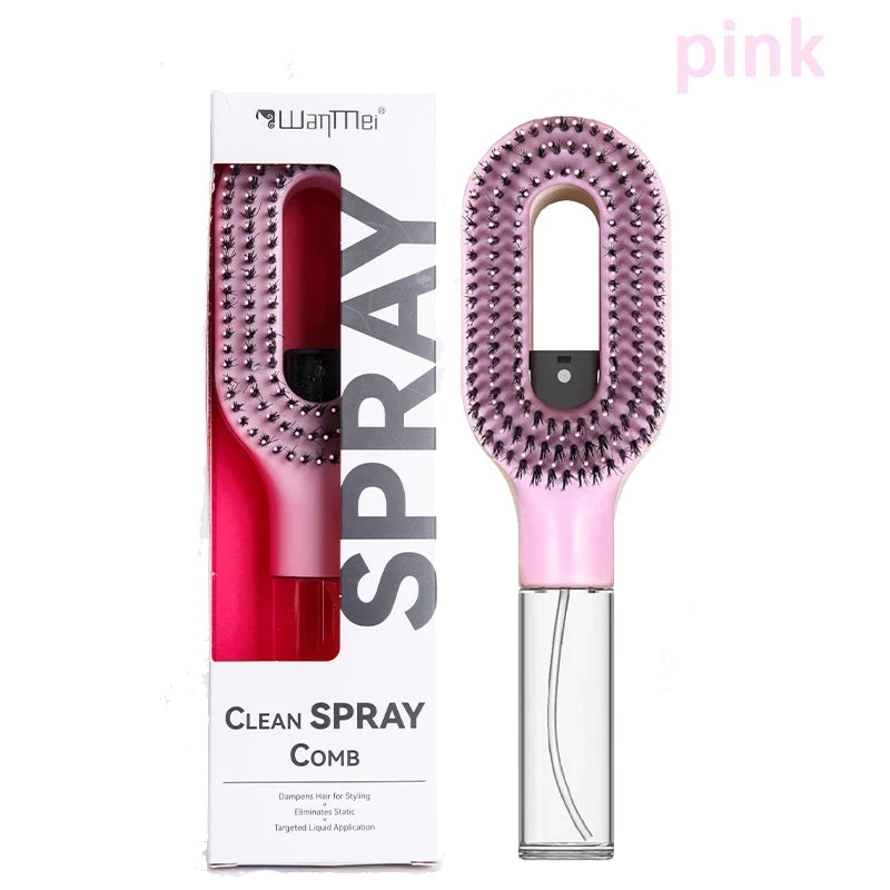 2-in-1 Spray Detangling Hair Brush