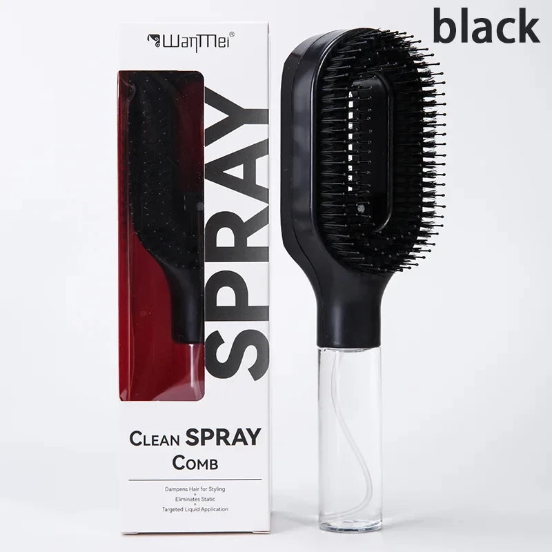 2-in-1 Spray Detangling Hair Brush