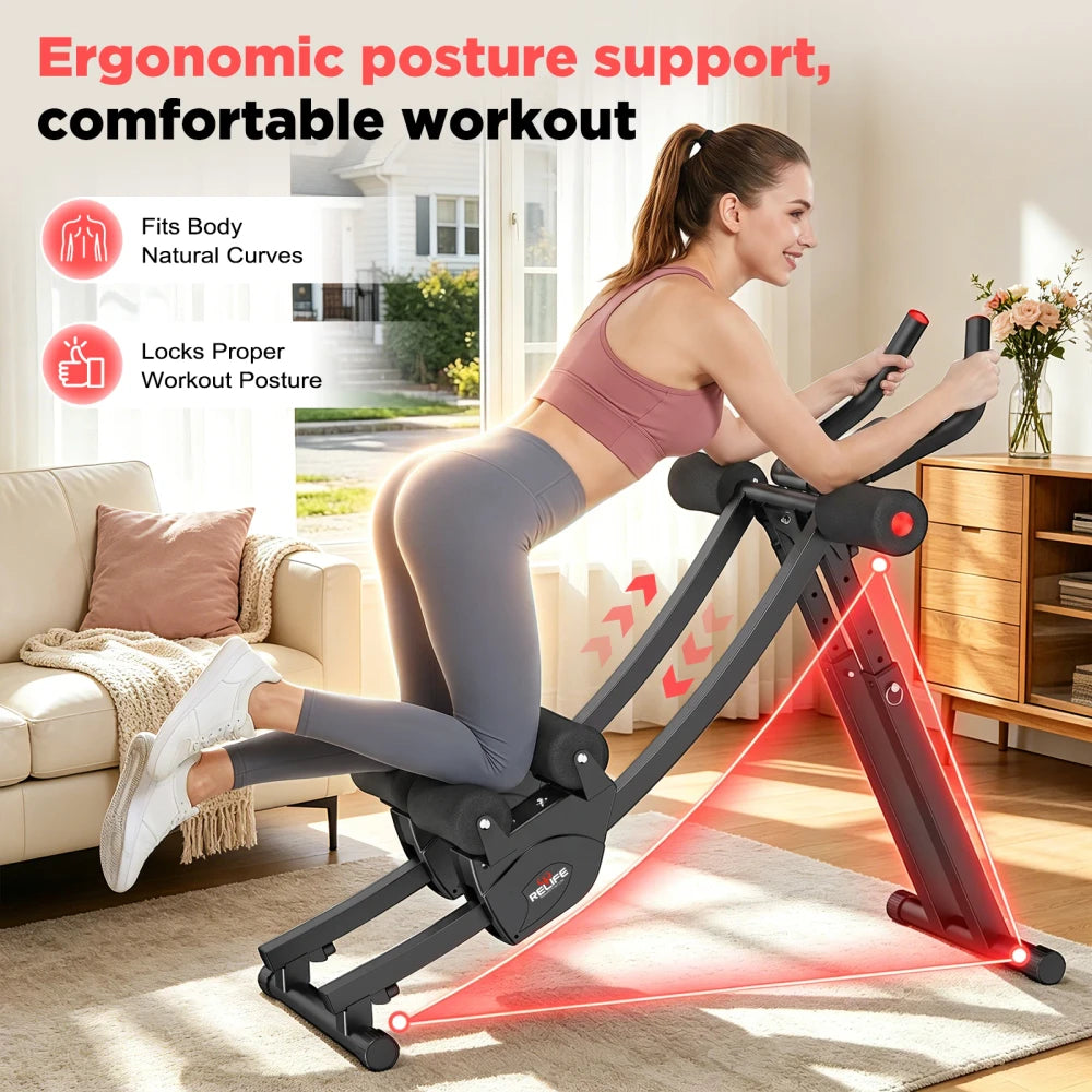 Foldable Dual-Track Ab Machine