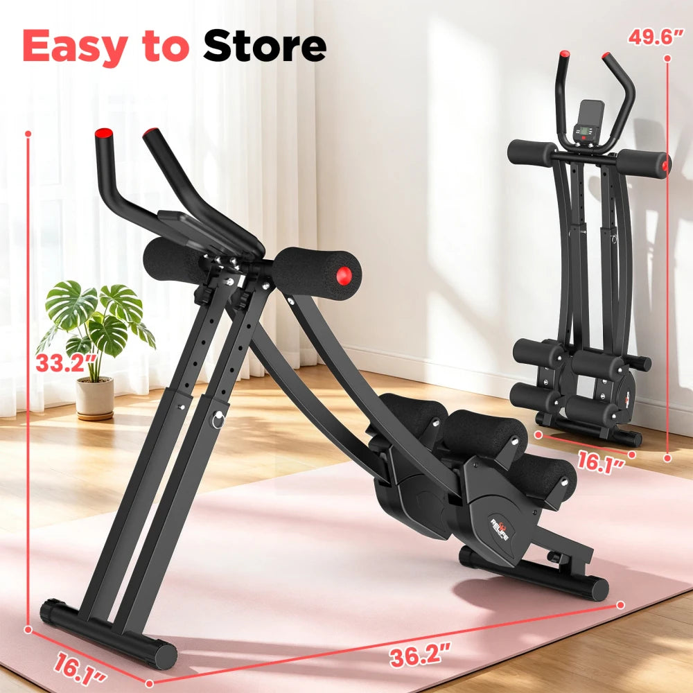 Foldable Dual-Track Ab Machine