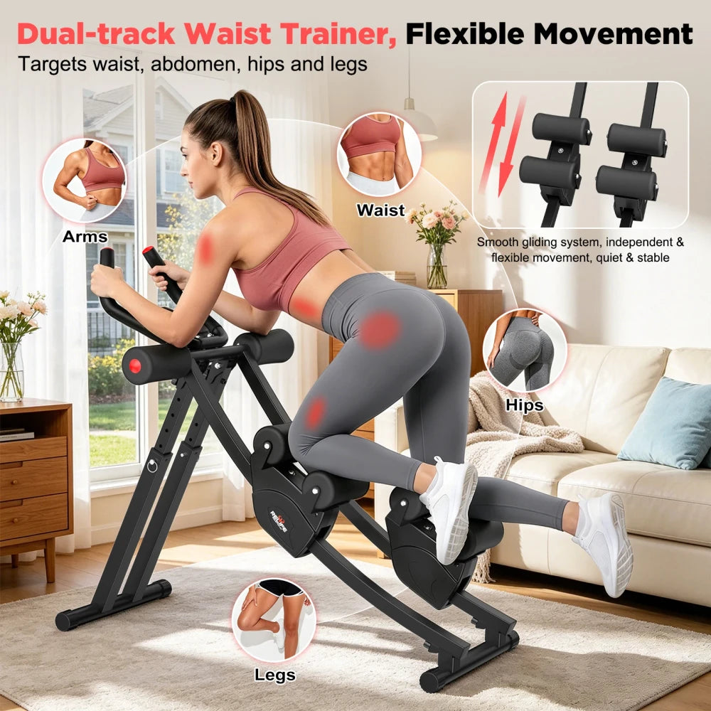Foldable Dual-Track Ab Machine