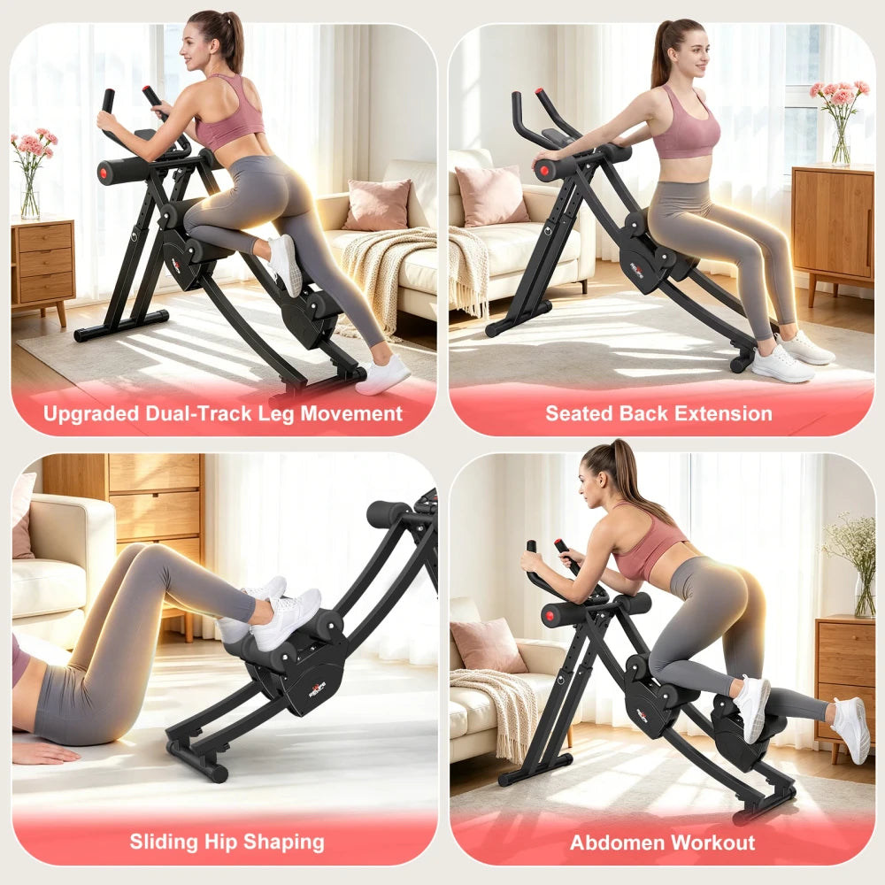 Foldable Dual-Track Ab Machine