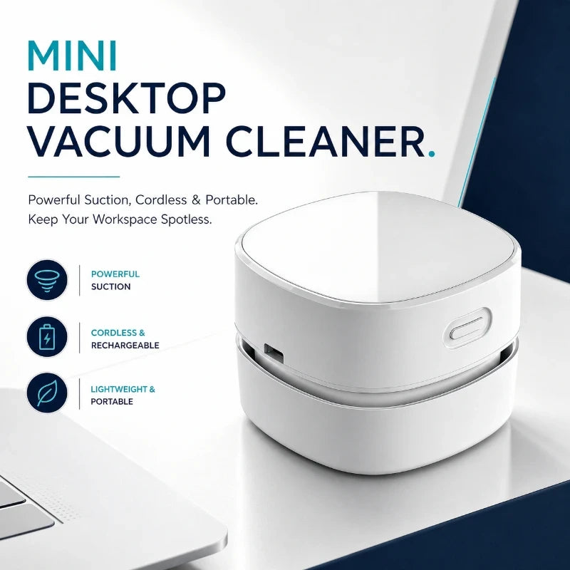 Portable Wireless Desktop Vacuum
