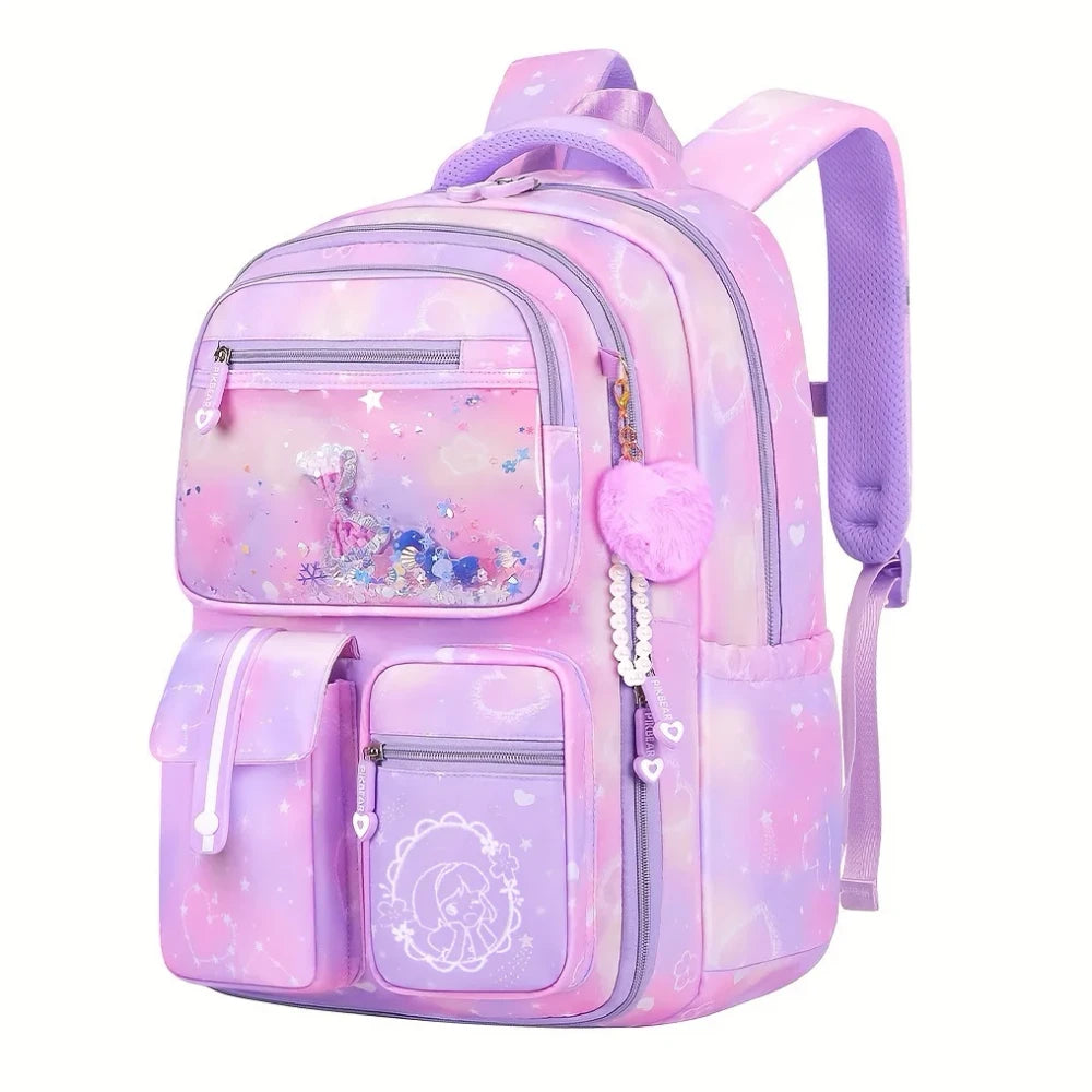 Ergonomic Primary Student Backpack Set