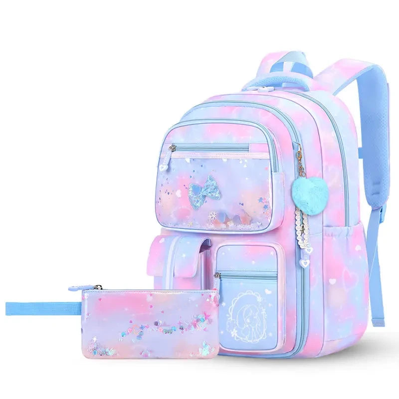 Ergonomic Primary Student Backpack Set