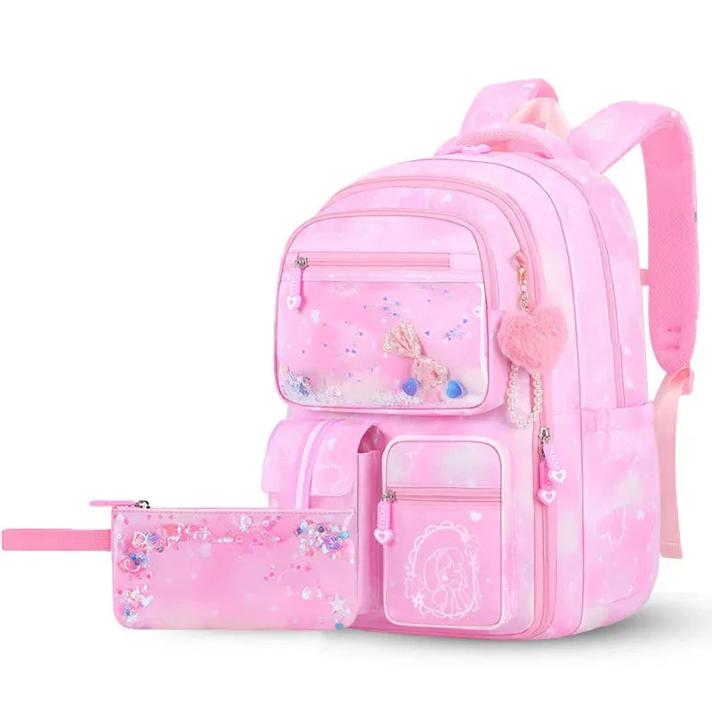 Ergonomic Primary Student Backpack Set