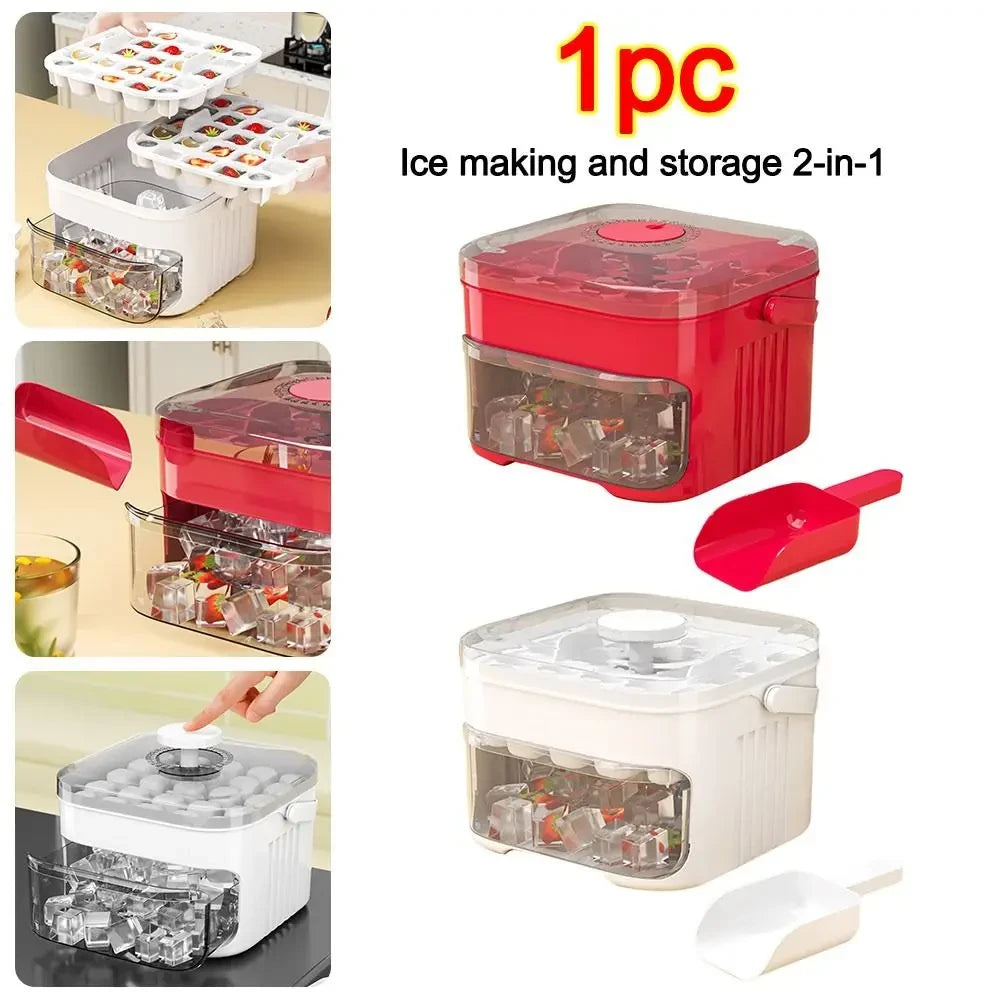 Double Layer Ice Maker