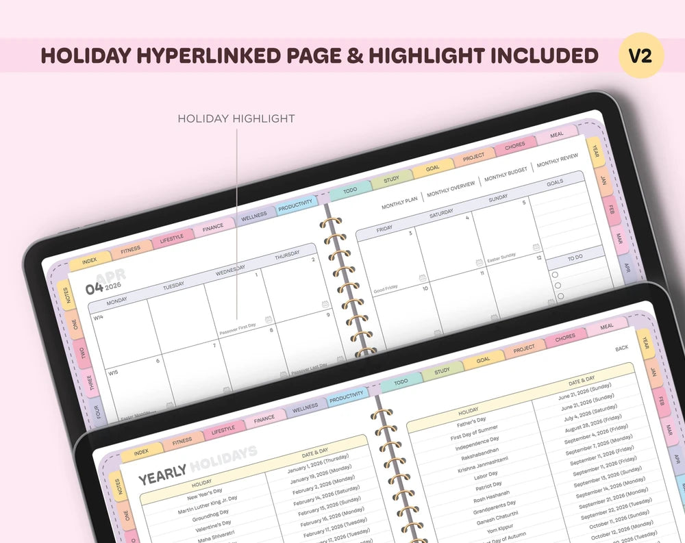 Digital Planner Template