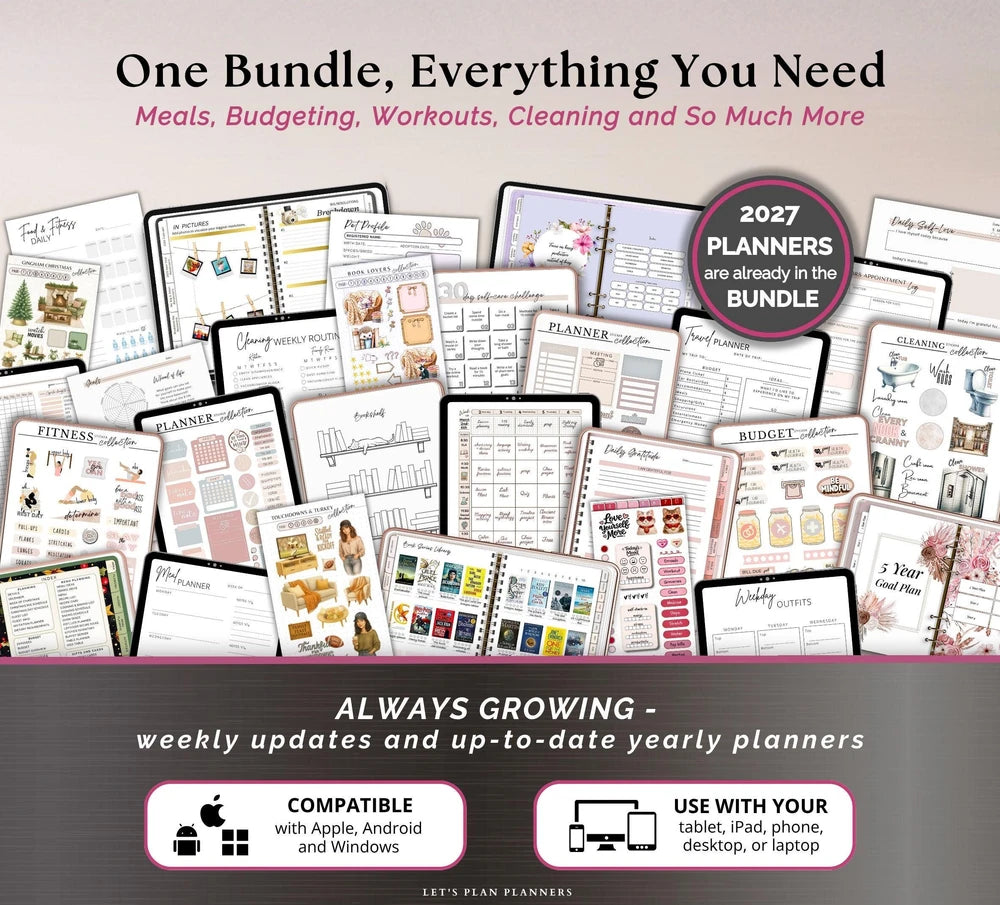 Whole Shop Digital Planner Bundle