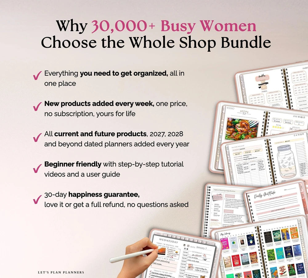 Whole Shop Digital Planner Bundle