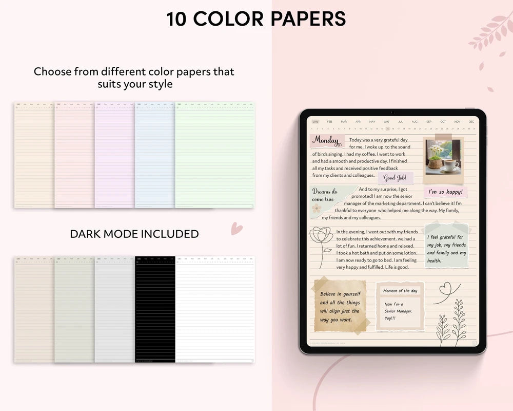 Digital iPad Journal Notebook