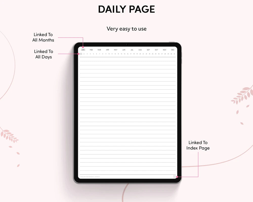Digital iPad Journal Notebook