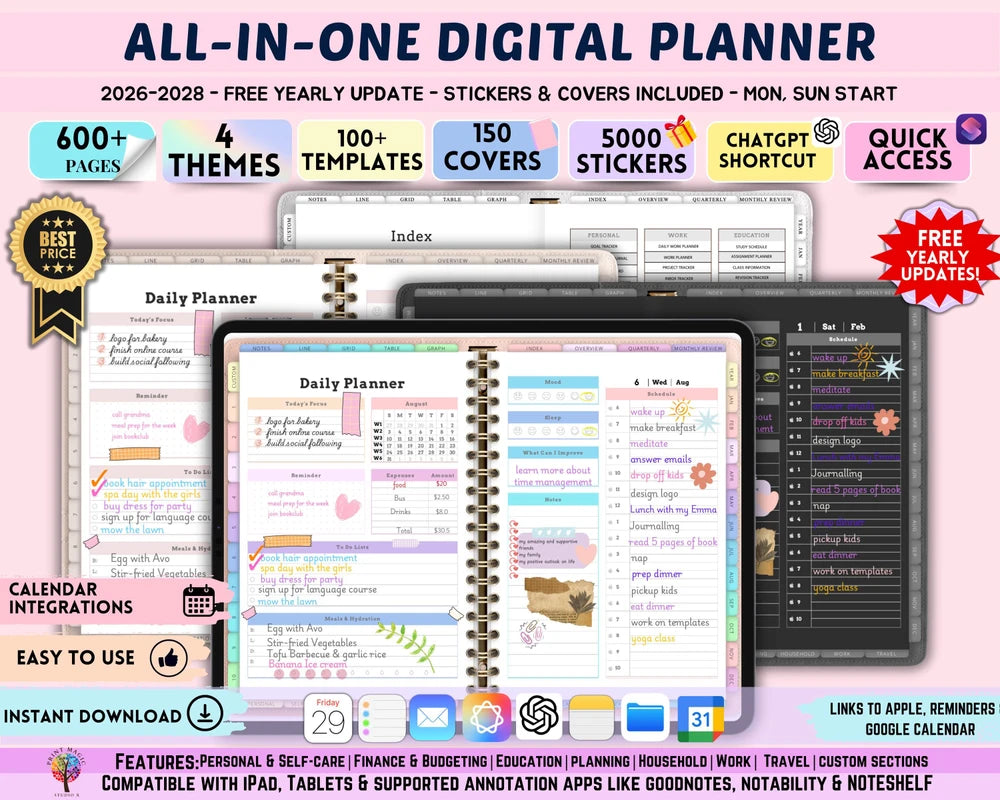 Digital Planner Template