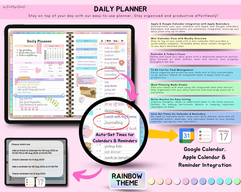 Digital Planner Template