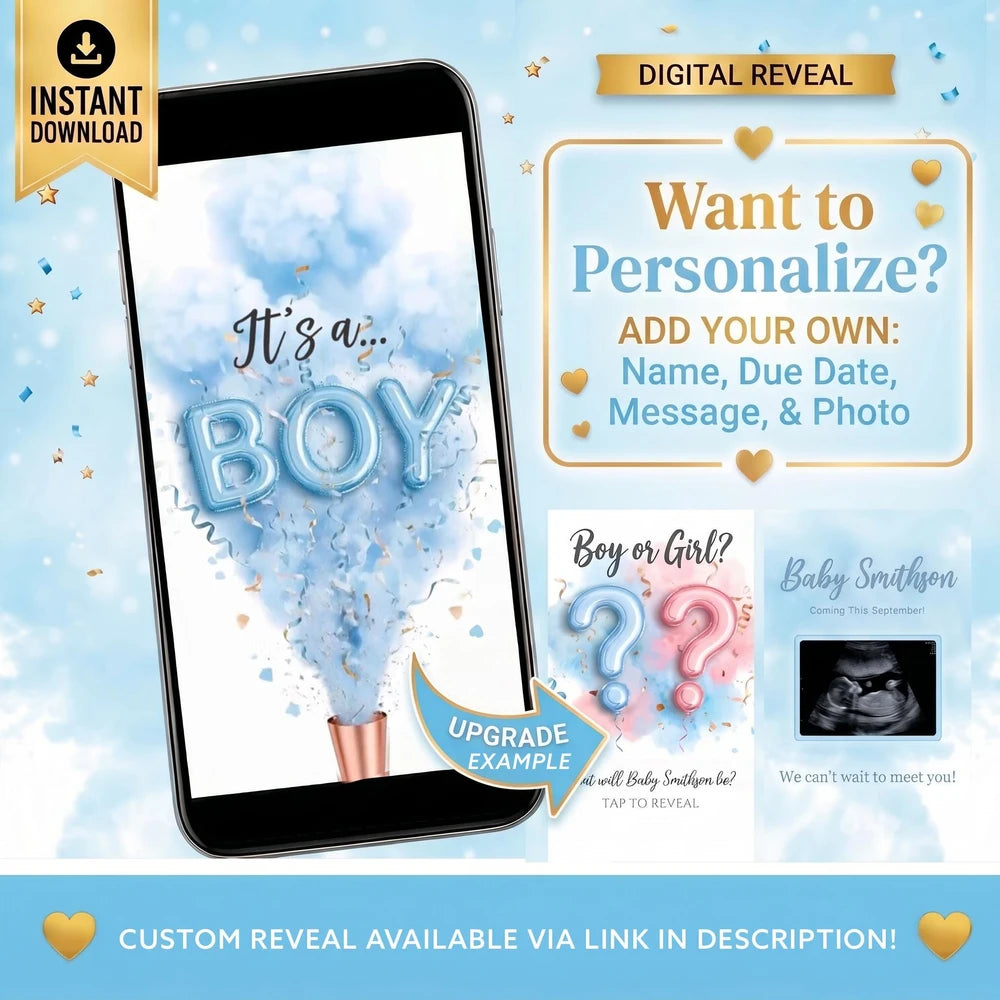 Boy Gender Reveal Video