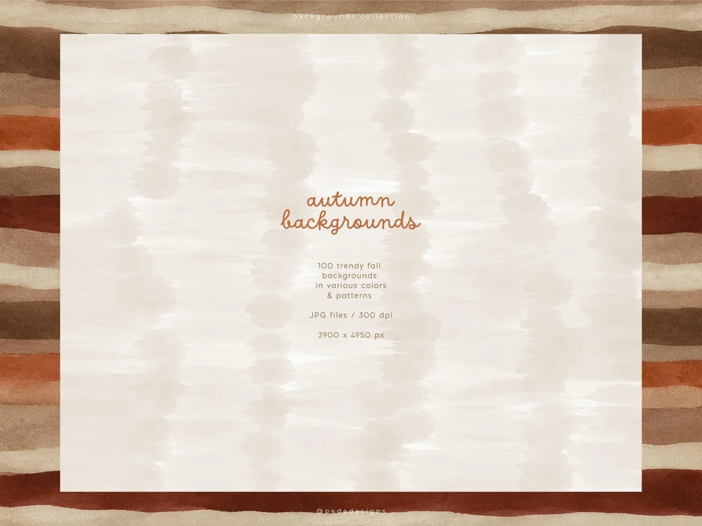Cozy Fall Digital Scrapbook Paper Bundle